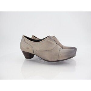 Josef Siebel Women's Boot Size 7 38 Block Heel Shootie Comfy Gray Ombre Leather